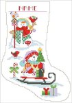 (image for) Snowmen Big Stitch Stocking